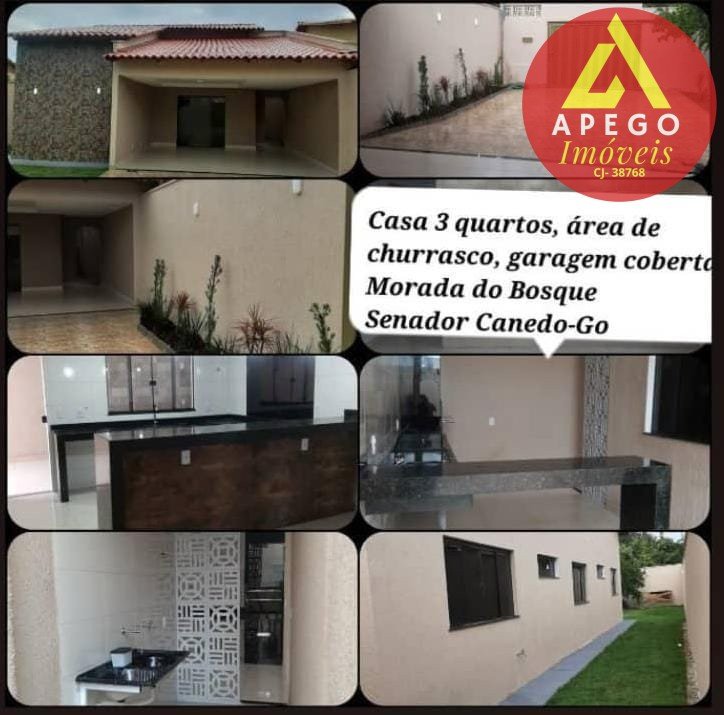 Casa - Venda - Residencial Morada do Bosque - Senador Canedo - GO